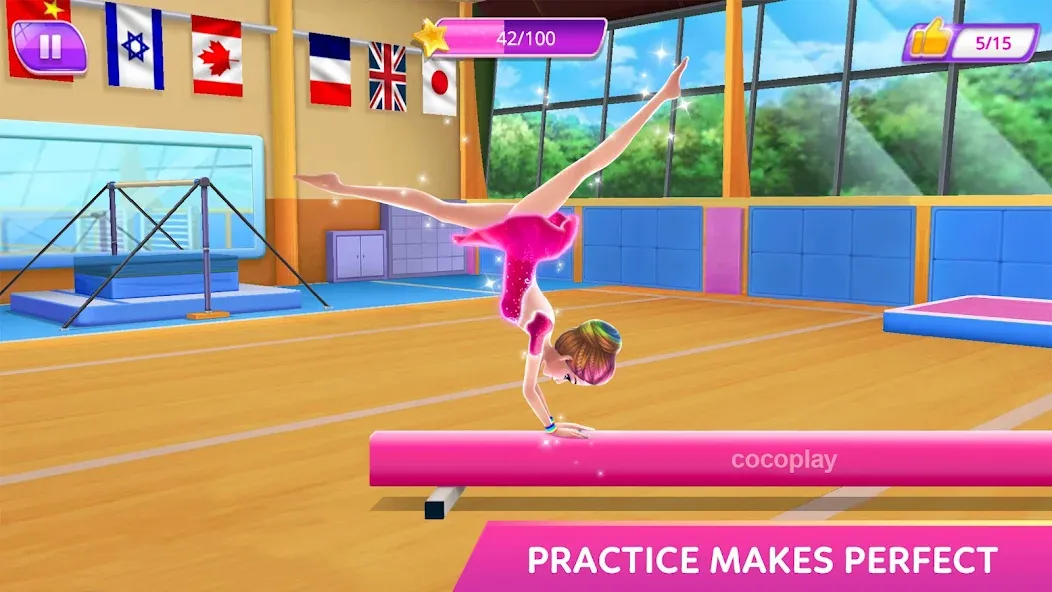 Взлом Gymnastics Superstar Star Girl  [МОД Все открыто] — последняя версия apk на Андроид screen 4