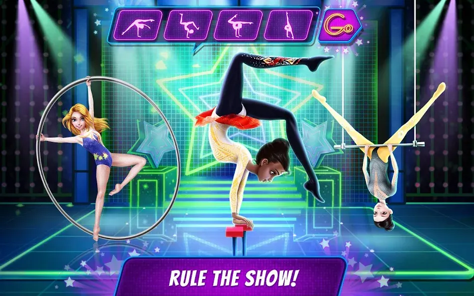 Взлом Acrobat Star Show — Girl Power  [МОД Mega Pack] — полная версия apk на Андроид screen 1