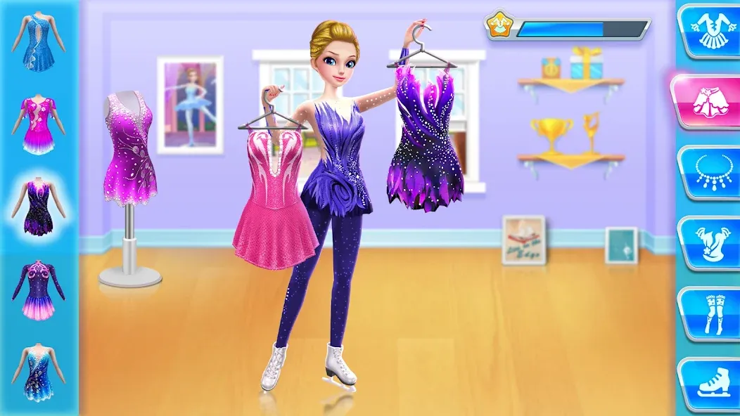 Скачать взлом Ice Skating Ballerina Life  [МОД Бесконечные монеты] — последняя версия apk на Андроид screen 1