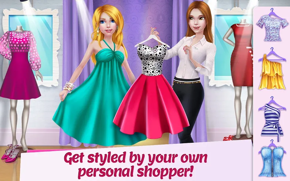 Скачать взлом Shopping Mall Girl: Chic Game  [МОД Много монет] — полная версия apk на Андроид screen 3