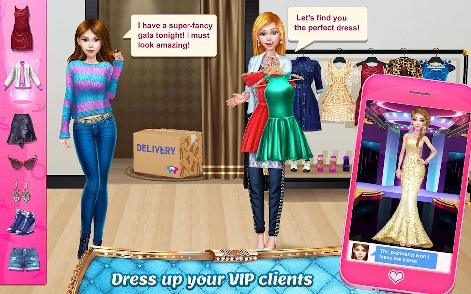 Скачать взлом Stylist Girl: Make Me Fabulous  [МОД Много монет] — последняя версия apk на Андроид screen 2