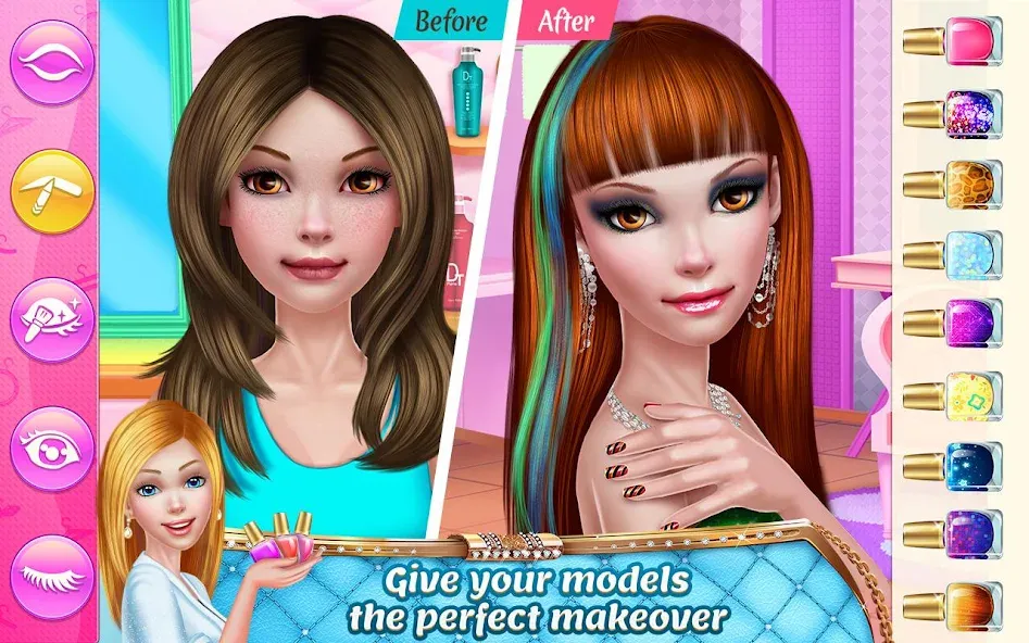 Скачать взлом Stylist Girl: Make Me Fabulous  [МОД Много монет] — последняя версия apk на Андроид screen 3