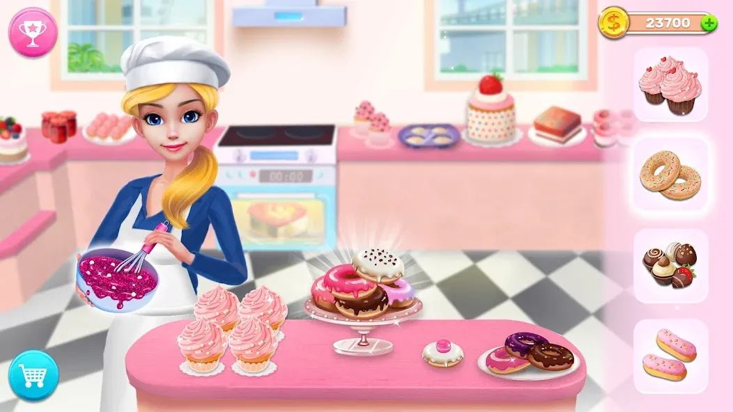 Скачать взломанную My Bakery Empire: Bake a Cake  [МОД Бесконечные деньги] — полная версия apk на Андроид screen 1