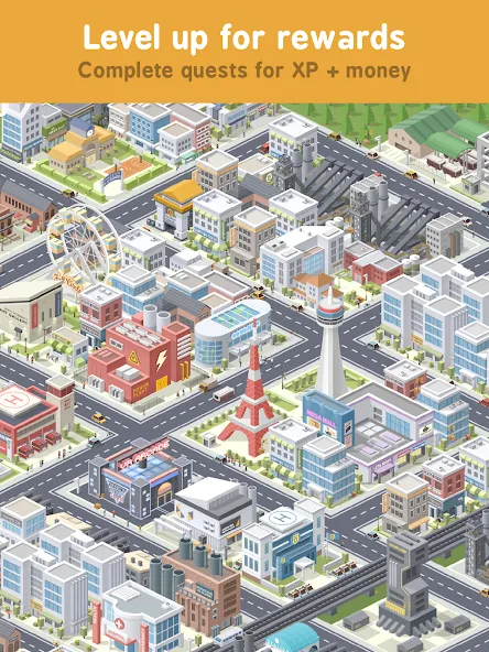 Скачать взломанную Pocket City Free (Покет Сити)  [МОД Меню] — последняя версия apk на Андроид screen 4