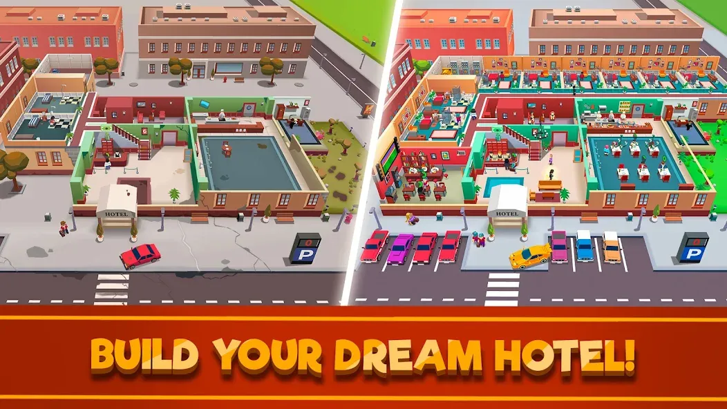 Скачать взлом Hotel Empire Tycoon－Idle Game  [МОД Много монет] — полная версия apk на Андроид screen 1