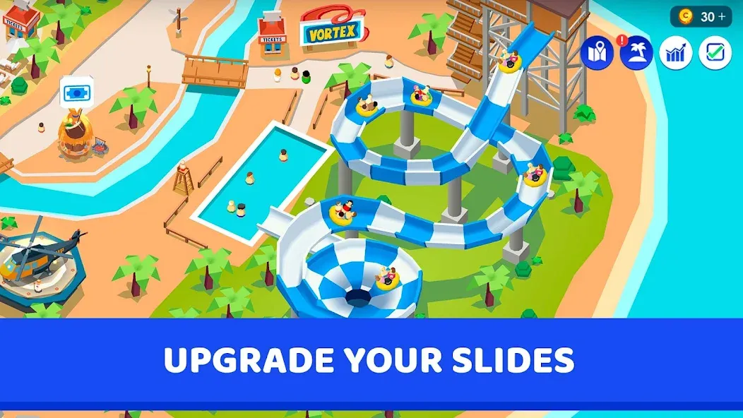 Взлом Idle Theme Park Tycoon (Айдел Тем Парк Тайкун)  [МОД Много монет] — последняя версия apk на Андроид screen 3