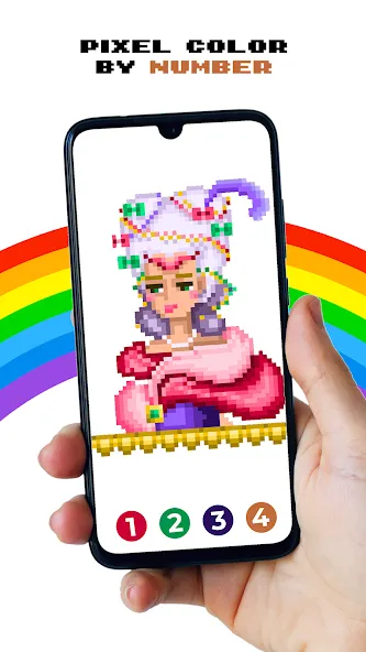 Взлом Pixel by Number™ — Pixel Art (Пиксель по номеру)  [МОД Menu] — полная версия apk на Андроид screen 3