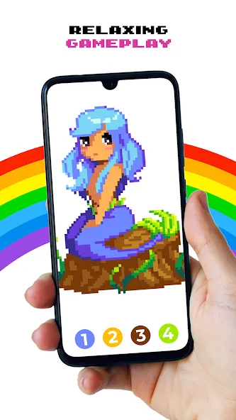 Взлом Pixel by Number™ — Pixel Art (Пиксель по номеру)  [МОД Menu] — полная версия apk на Андроид screen 5