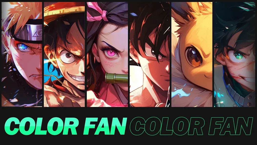 Скачать взлом Color Fan — Color By Number (Цветной веер)  [МОД Unlimited Money] — стабильная версия apk на Андроид screen 1