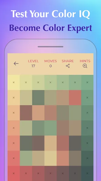 Взломанная Color Puzzle:Offline Hue Games  [МОД Menu] — полная версия apk на Андроид screen 2