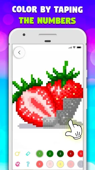 Взломанная Pixel Art book・Color by number  [МОД Много денег] — полная версия apk на Андроид screen 2