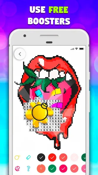 Взломанная Pixel Art book・Color by number  [МОД Много денег] — полная версия apk на Андроид screen 4