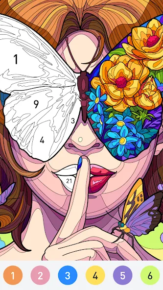 Скачать взломанную Color Now — color by number (Цолор Ноу)  [МОД Unlimited Money] — стабильная версия apk на Андроид screen 1