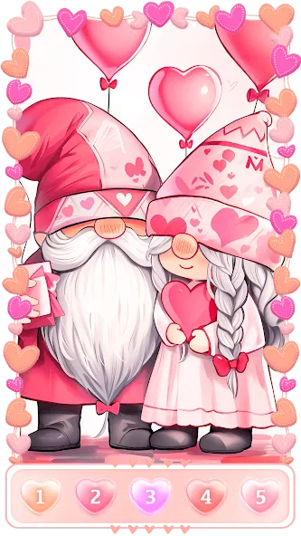 Взлом Love, Heart Coloring Book  [МОД Menu] — стабильная версия apk на Андроид screen 1