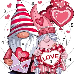 Love, Heart Coloring Book