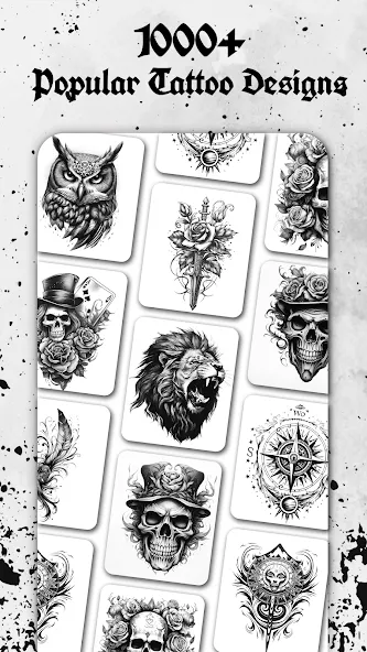 Взломанная Tattoo Coloring games  [МОД Menu] — последняя версия apk на Андроид screen 2