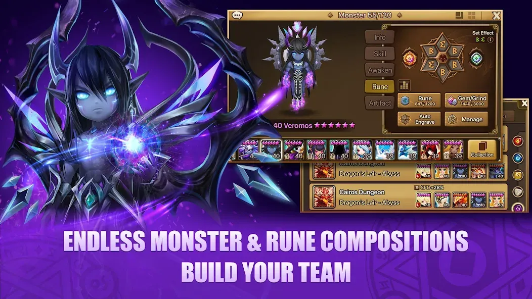 Взломанная Summoners War  [МОД Unlimited Money] — стабильная версия apk на Андроид screen 3