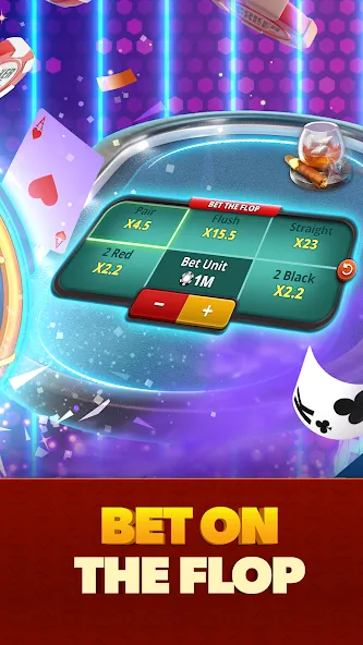 Скачать взломанную Poker Face: Texas Holdem Poker (Покер Фейс)  [МОД Mega Pack] — стабильная версия apk на Андроид screen 4