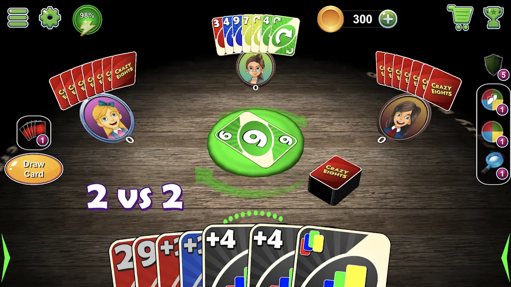 Взломанная Crazy Eights 3D (КрэйзиЭйтс)  [МОД Бесконечные монеты] — последняя версия apk на Андроид screen 4