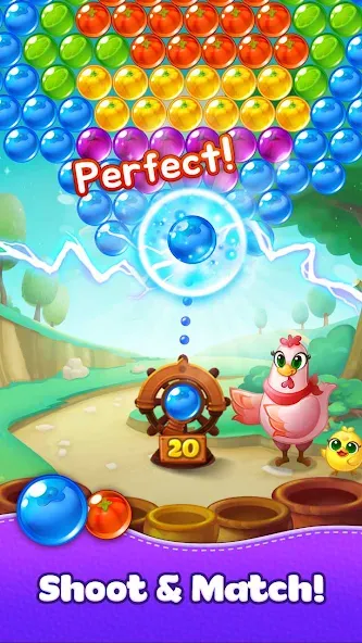 Взломанная Bubble CoCo : Bubble Shooter (Бабл Коко)  [МОД Много денег] — последняя версия apk на Андроид screen 1