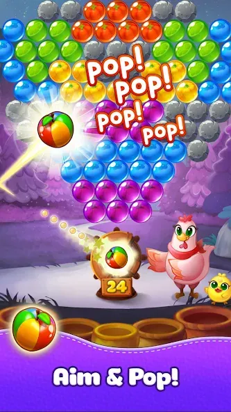 Взломанная Bubble CoCo : Bubble Shooter (Бабл Коко)  [МОД Много денег] — последняя версия apk на Андроид screen 2