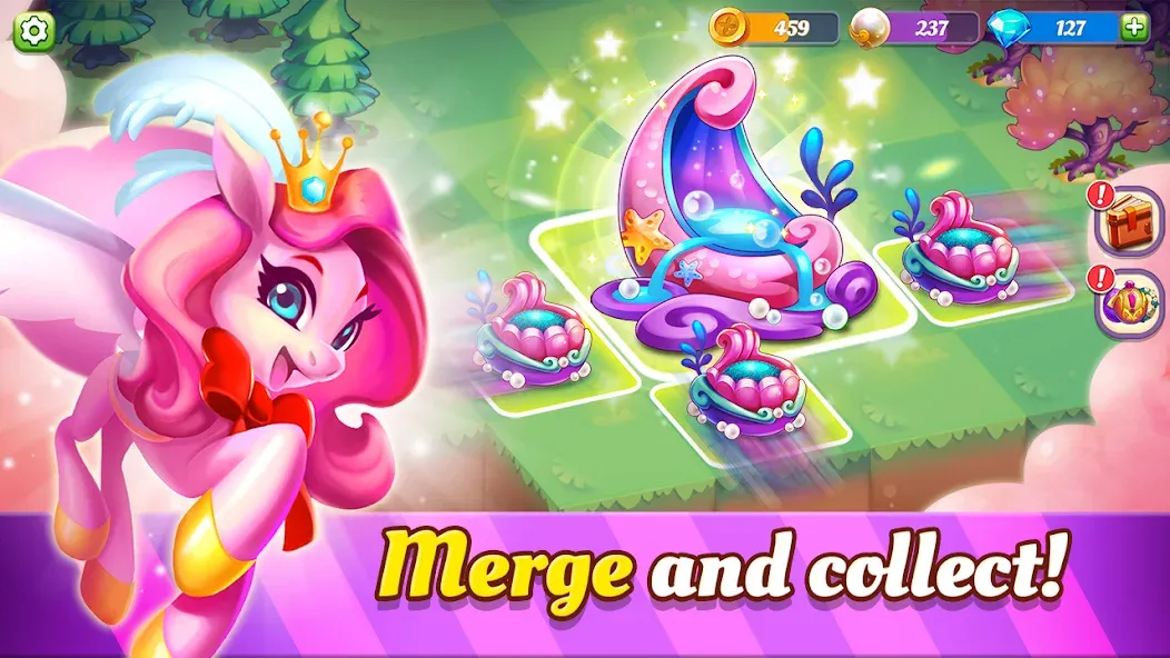 Скачать взломанную Wonder Merge — Match 3 Puzzle (Вондер Мердж)  [МОД Menu] — стабильная версия apk на Андроид screen 1