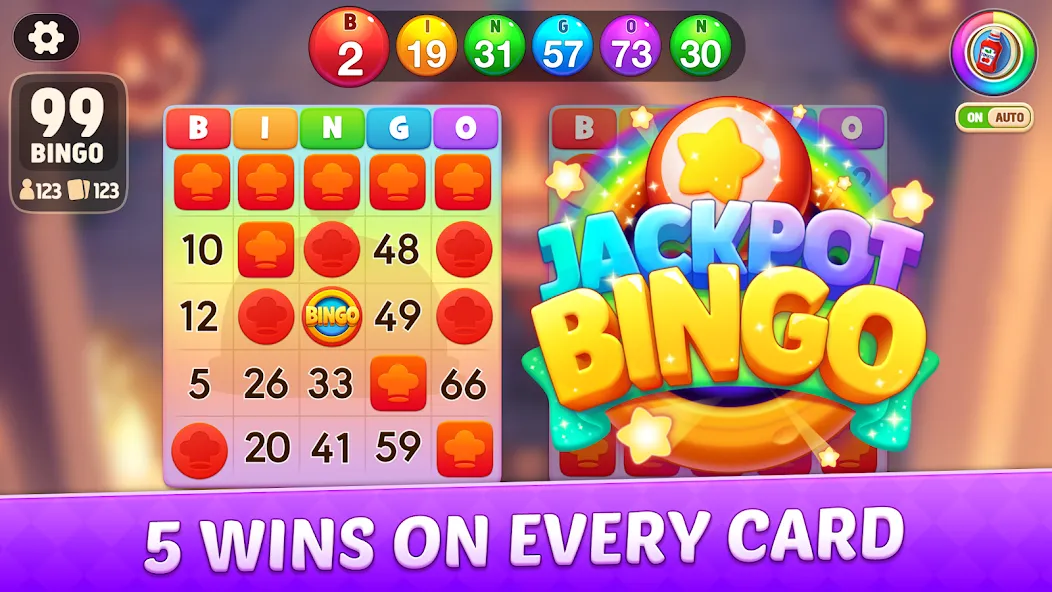 Скачать взлом Bingo Frenzy®-Live Bingo Games (Бинго Френзи)  [МОД Много монет] — последняя версия apk на Андроид screen 1