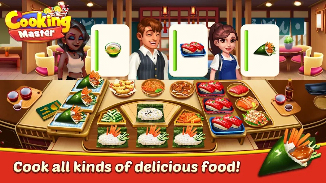 Взлом Cooking Master:Restaurant Game (Кукинг Мастер)  [МОД Все открыто] — последняя версия apk на Андроид screen 3