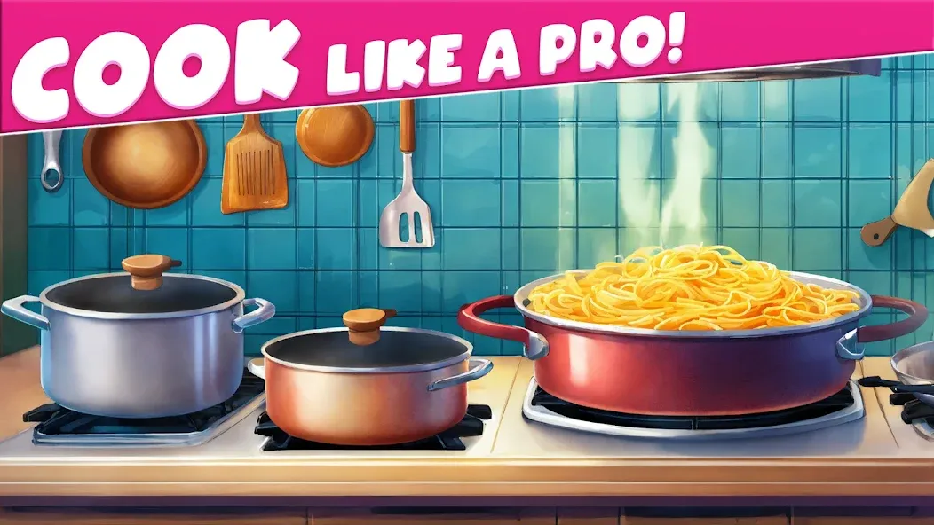 Скачать взломанную Cooking Taste Restaurant Games  [МОД Много денег] — последняя версия apk на Андроид screen 1