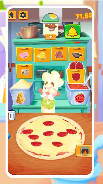 Скачать взломанную Pizza Maker — Cooking Games (Пицца Мейкер)  [МОД Mega Pack] — последняя версия apk на Андроид screen 2