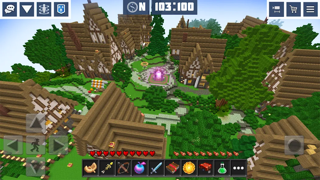 Скачать взломанную Block Craft World:Planet Craft  [МОД Бесконечные деньги] — полная версия apk на Андроид screen 2