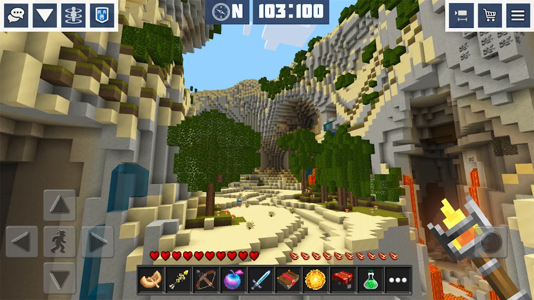 Скачать взломанную Block Craft World:Planet Craft  [МОД Бесконечные деньги] — полная версия apk на Андроид screen 4