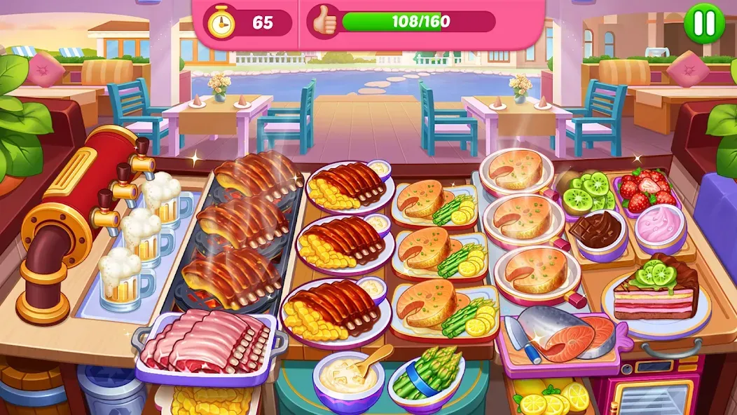 Скачать взлом Crazy Cooking Diner: Chef Game (Крейзи кукинг дайнер)  [МОД Unlocked] — полная версия apk на Андроид screen 4