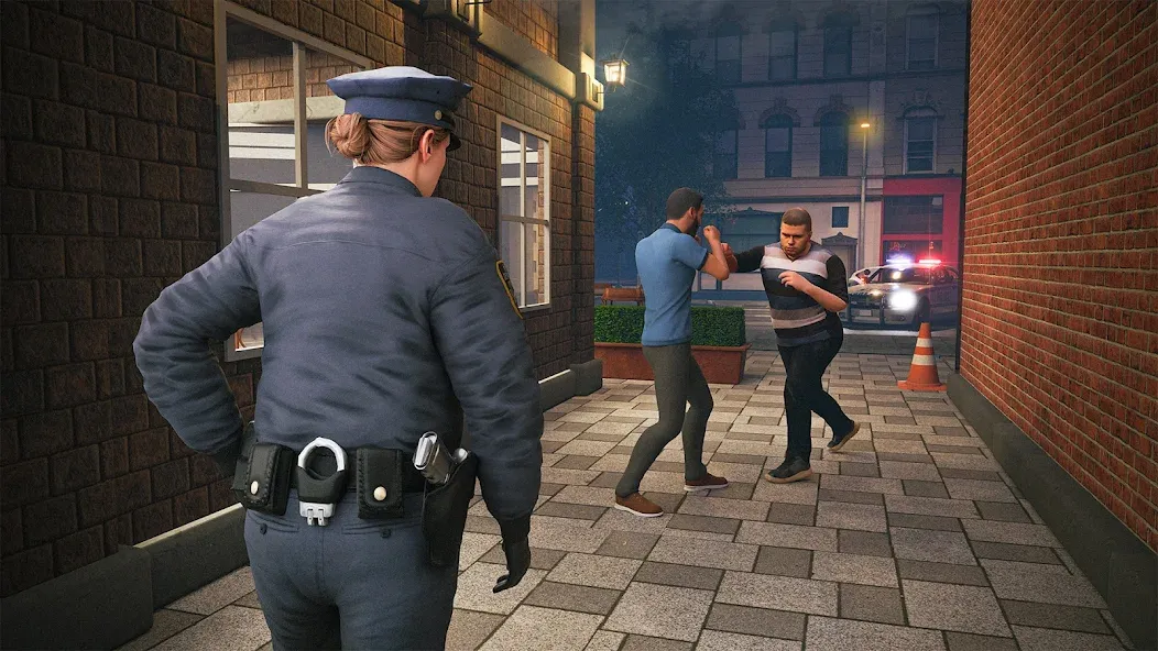 Скачать взломанную Police Simulator Job Cop Game  [МОД Unlocked] — полная версия apk на Андроид screen 3