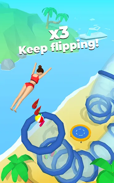 Взломанная Flip Jump Stack!  [МОД Menu] — полная версия apk на Андроид screen 1