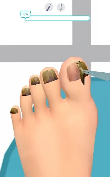 Скачать взломанную Foot Clinic — ASMR Feet Care (Фут Клиник)  [МОД Mega Pack] — последняя версия apk на Андроид screen 3