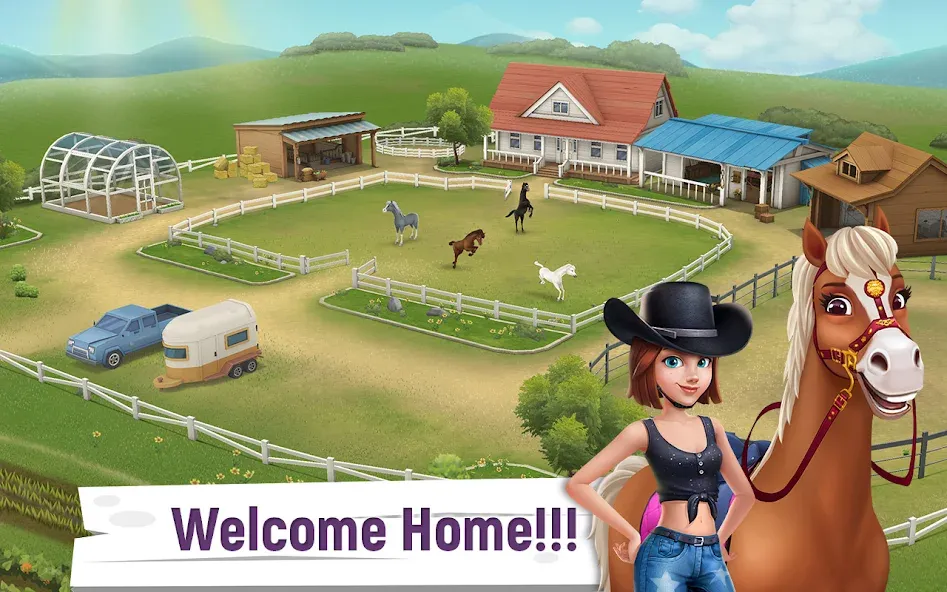 Взлом My Horse Stories  [МОД Mega Pack] — стабильная версия apk на Андроид screen 1