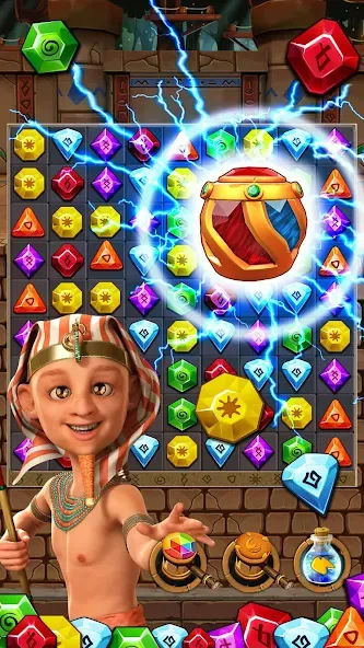 Скачать взлом Jewel Ancient 2: lost gems (Джуэл Эншиент 2)  [МОД Mega Pack] — последняя версия apk на Андроид screen 3