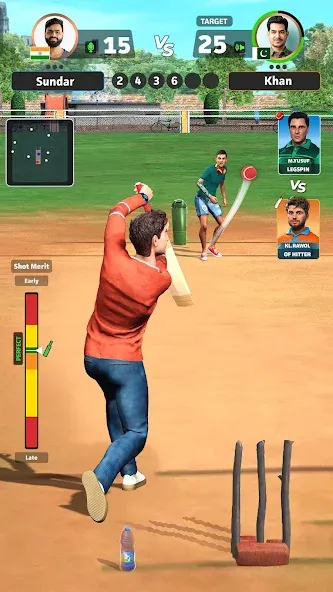 Взломанная Cricket Gangsta™ Cricket Games (Крикет Гангста 11 Лига)  [МОД Меню] — стабильная версия apk на Андроид screen 1