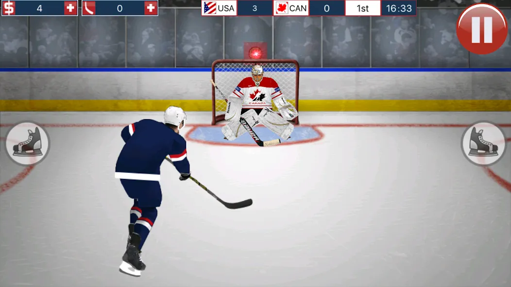 Скачать взлом Hockey MVP (Хоккей МВП)  [МОД Unlocked] — последняя версия apk на Андроид screen 1