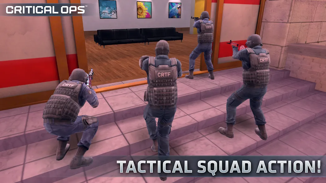 Взлом Critical Ops: Multiplayer FPS (Критикал Опс)  [МОД Unlimited Money] — стабильная версия apk на Андроид screen 1