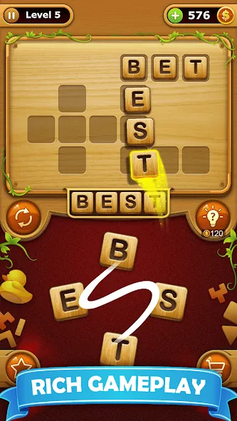 Скачать взлом Word Connect — Word Games  [МОД Меню] — полная версия apk на Андроид screen 2