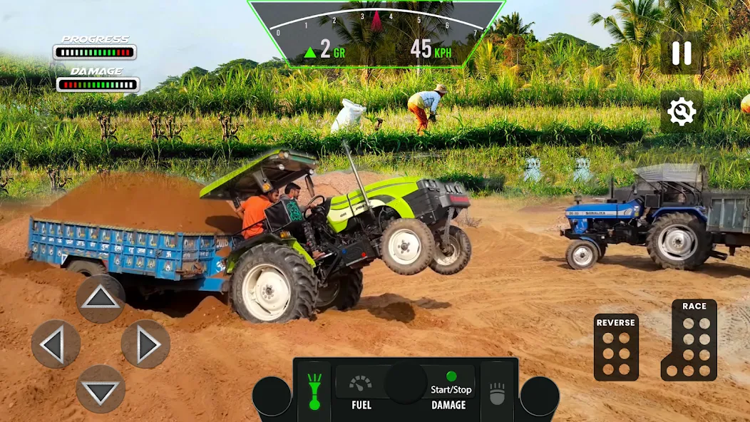 Взлом Tractor Simulator Farm Games (Фарминг игры)  [МОД Unlocked] — последняя версия apk на Андроид screen 2