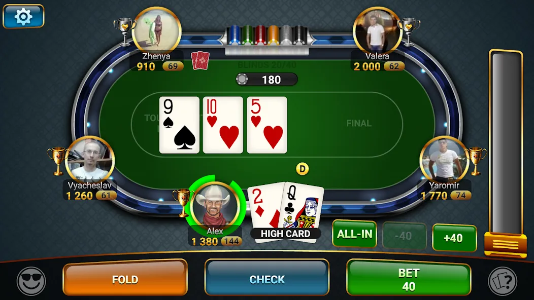 Взлом Poker Championship Tournaments  [МОД Много денег] — полная версия apk на Андроид screen 5