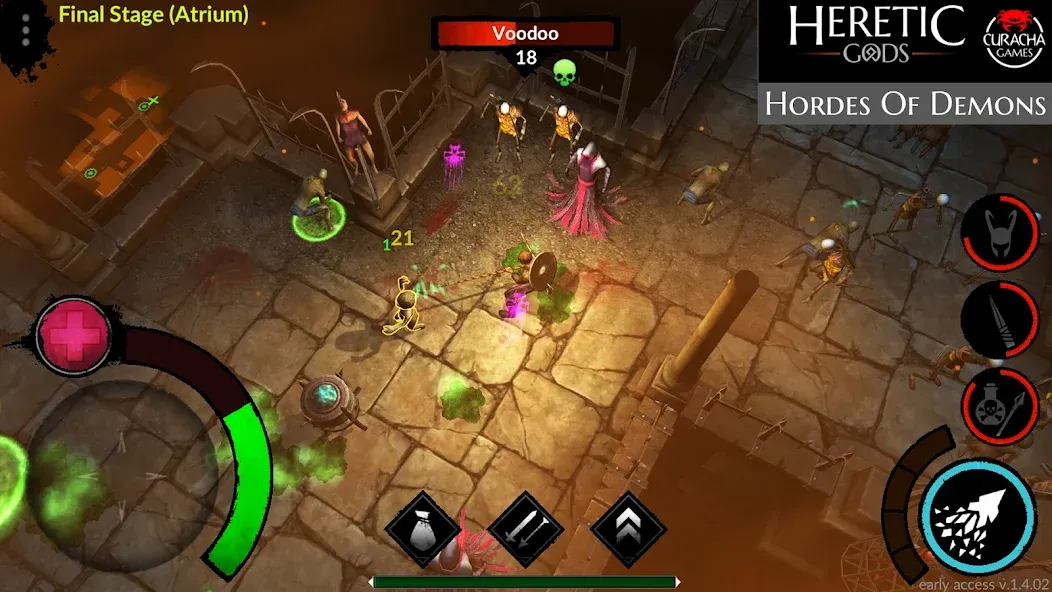 Взломанная HERETIC GODS (ХЕРЕТИЧЕСКИЕ БОГИ)  [МОД Unlimited Money] — полная версия apk на Андроид screen 1