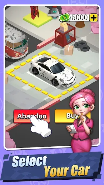 Скачать взломанную Car Fix Inc — Mechanic Garage (Кар Фикс Инк)  [МОД Unlocked] — последняя версия apk на Андроид screen 1