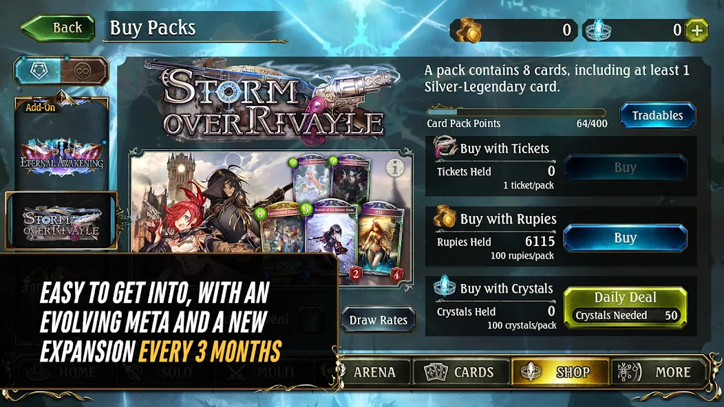 Взломанная Shadowverse CCG (Шадовверс ККГ)  [МОД Unlocked] — последняя версия apk на Андроид screen 4