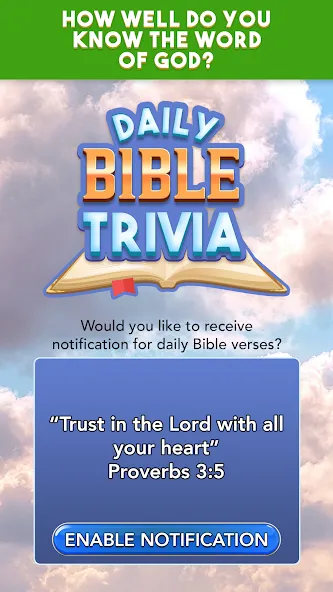 Взлом Daily Bible Trivia Bible Games (Ежедневные викторины Библии библейские игры)  [МОД Бесконечные монеты] — стабильная версия apk на Андроид screen 3