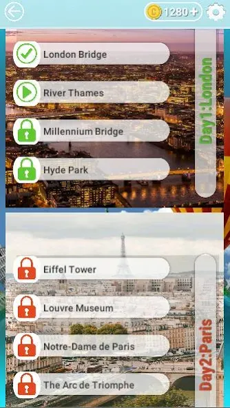 Скачать взломанную Word Travel: Wonders Trip Game  [МОД Все открыто] — стабильная версия apk на Андроид screen 5