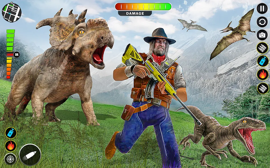 Скачать взлом Real Dino Hunter 3D Gun Games (Уайлд Динозавр Хантер Ган Геймс)  [МОД Меню] — последняя версия apk на Андроид screen 4